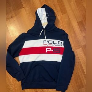 Polo hoodie USA P15 size large